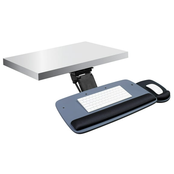 Mount-It! Under Desk Keyboard Platform With Wrist Rest Pad
