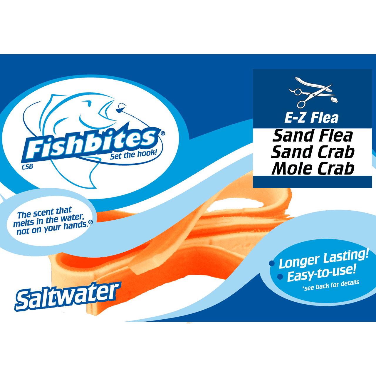 Fish Bites 0078 EZ Crab Saltwater Baits 2Pc, Bait Traps 
