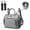 Gray, variant on DEFAHN Small Diaper Bag, Stroller Organizer with Insulated Cup Holder & Detachable Shoulder Strap, Convertible Diaper Bag Tote for Short Trip (Black)