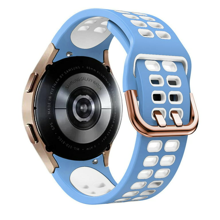 YuiYuKa 20mm No Gaps Band For Samsung Galaxy Watch 4 classic 46mm 42mm  Smartwatch Belt Sport Silicone Bracelet Strap Men Women Galaxy Watch 5/5