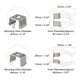 thumbnail image 2 of Clips en U Unique Bargains T5 T8 Soporte para LED Acero Inoxidable Blanco Paquete de 24, 2 of 5