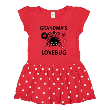 

Inktastic Valentine s Day Grandma s Lovebug Gift Toddler Girl Dress