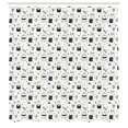 thumbnail image 3 of Ambesonne Alchemy Shower Curtain, Witchcraft Magic Bottles, 69"Wx84"L, Sea Green Multicolor, 3 of 5