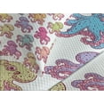 thumbnail image 4 of Ambesonne Octopus Quilted Bedspread Set 3 Pcs, Hand Drawn Tentacles, Queen Size, Multicolor, 4 of 5