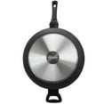 thumbnail image 2 of Oster Ashford 5 Quart Saute Pan with Lid in Black, 2 of 5