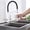 White, variant on Kitchen Sink Faucet for Bar Farmhouse Commercial, Chrome/Matte Black/Nickel/White Kitchen Purified Faucets, Hot Cold Rotation Pull Down Mixer Tap with 2 Outlet Spout