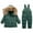 Green, variant on AJTQTH Snow Suits for Girls Boys Windproof Waterproof Hooded Ski Jakcets+Solid Color Snow Bib Toddler Kids Two-Piece Winter Hiking Skiing Set Beige 4-5 Years