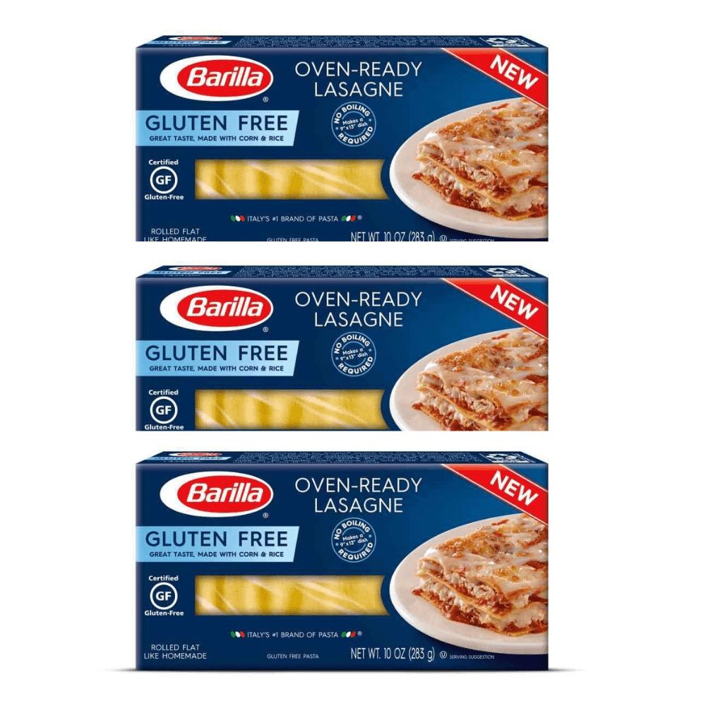 Barilla Gluten Free Lasagna Noodles 3 Pack
