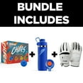 thumbnail image 2 of Wilson x Gatorade Golf Performance Bundle - Includes Wilson Chaos Color Golf Balls, Feel Plus Golf Glove, and Gatorade Overtime Blue Water Bottle, 2 of 9