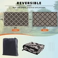 thumbnail image 2 of Alfombra de exterior Favoyard, 152 x 244 cm, impermeable y reversible, 2 of 6