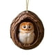 thumbnail image 2 of Adornos para árbol de Navidad - Decoración acrílica colgante de 3,15 pulgadas con estampado de animales • Regalo navideño para familia y compañeros • Set de 1, 2 of 8