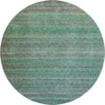 thumbnail image 2 of Addison Rugs Mayfield Premium Machine Washable Transitional Stripes Green Round Rug, 8' X 8' Machine Washable Transitional Stripes Green Oversized Sherpa Throw Blanket, 2 of 6