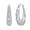 32MM Silver, variant on 925 Sterling Silver Post Filigree Hoop Earrings for Women | Medium Lightweight Oval Click-Top Hoops Earring | Size 32MM