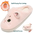 thumbnail image 3 of Ecetana Women's Cute Fuzzy Slippers Comfort Faux Fur Memory Foam Non-Slip House Slippers for Women, 3 of 7