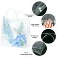 thumbnail image 3 of PENGXIANG 20PCS Clear Gift Bags Transparent Present Bags with Handle and Button Small/Medium PVC Gift Wrap Tote Bags Waterproof Party Favor Bags Candy Packaging Bags for Birthday, 3 of 8