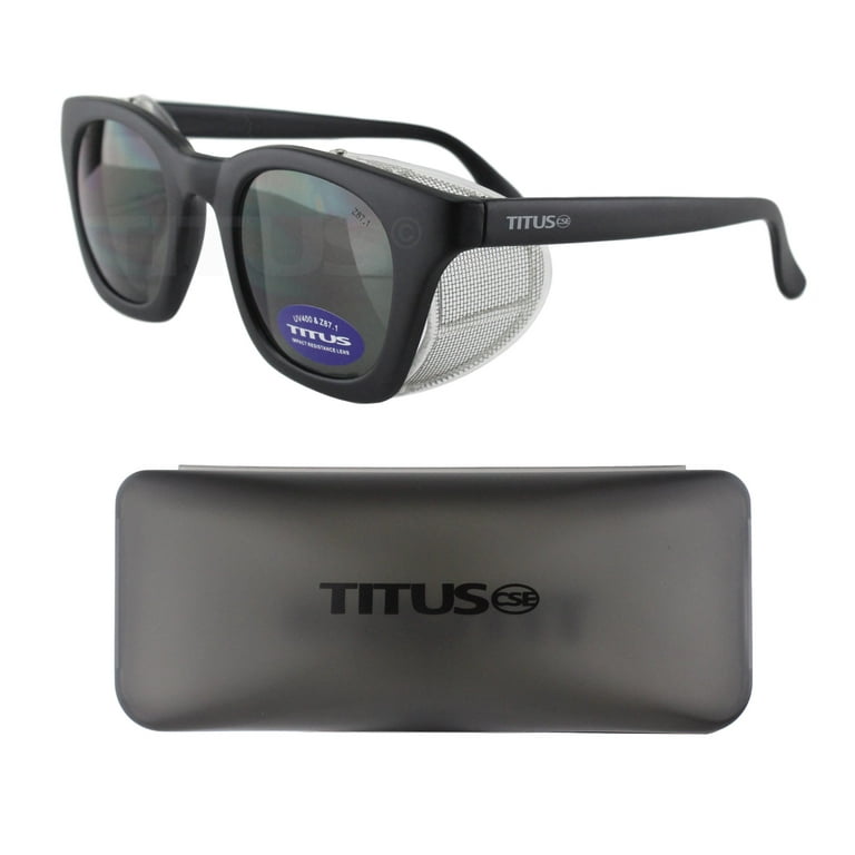 Titus Retro Style Safety Glasses with Side Shield - Walmart.com