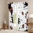 thumbnail image 3 of Erosebridal Farm Animal Cow Print Black Out Curtains For Teens,Boys Girls Abstract Watercolor Splash Curtains Pack of 2 (42x63 Each), 3 of 6