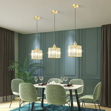 

FMAZEHE Elegant Contemporary Modern Nordic LED Crystal Pendant Ceiling Lamp - Stylish Chandeliers for Living Dining Room Aisle Balcony and Corridor - Beautiful Decor Fixture with Soph