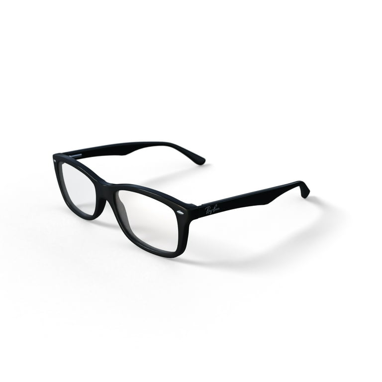 Ray-Ban Men's 0RX5228 Prescription Eyeglasses with Case, Black