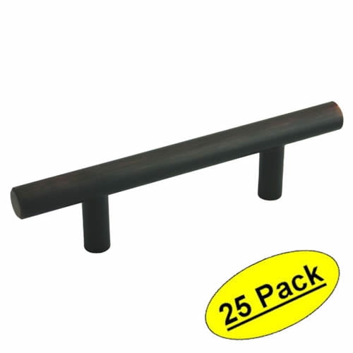 *5 Pack* Cosmas Oil Rubbed Bronze Euro Cabinet Bar Pulls #161-319ORB