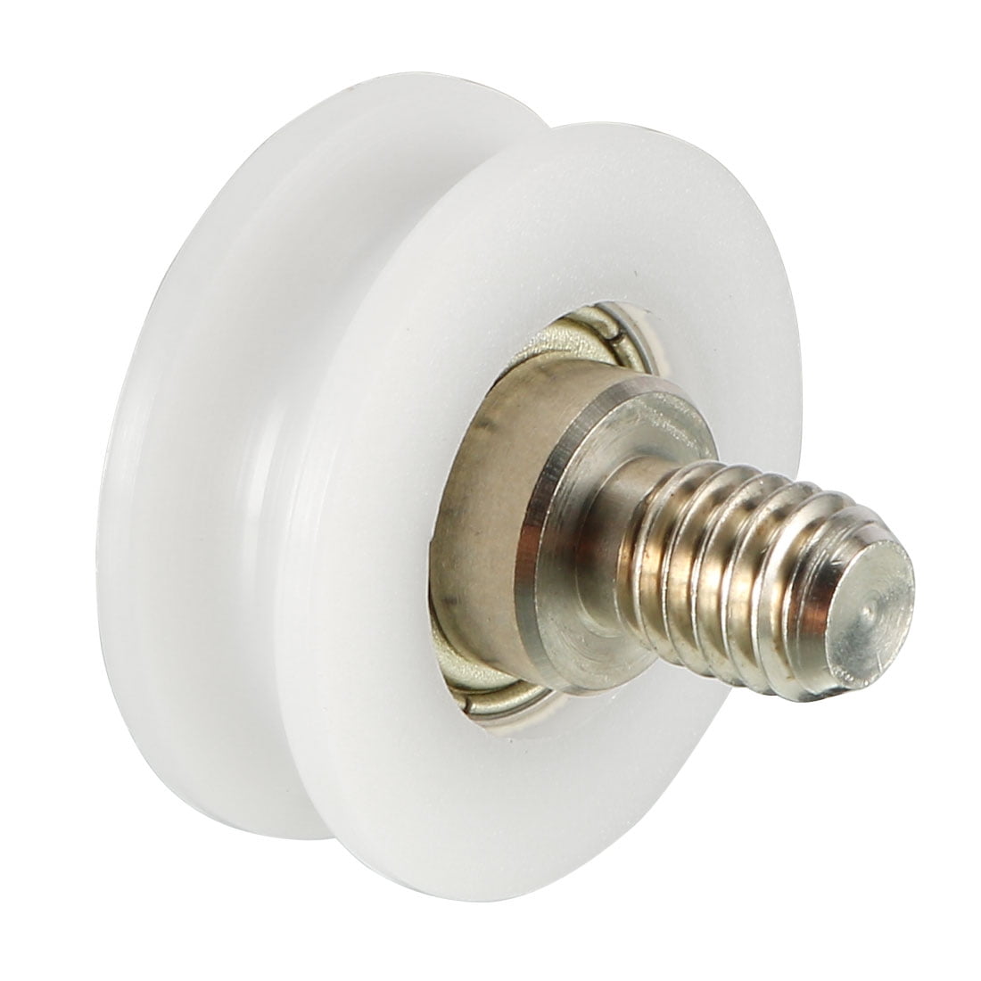 1.5mm Deep Metal V Groove Threaded Rod Track Guide Bearing Pulley Wheel