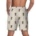 thumbnail image 2 of Lsque Mens Swim Trunks Labrador Retriever Dog Pattern - Bathing Suit Compression Liner - Beach Swim Shorts Swimwear - (S-3XL) - Stretch Quick Dry -Medium, 2 of 9