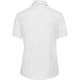 thumbnail image 2 of Russell Collection- Camisa de manga corta de popelin/algodón puro de fácil cuidado para mujer (Blanco), 2 of 3