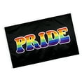 thumbnail image 2 of 1Pc Creative Rainbow Flag Gay Pride Flag LGBT Decorative Flag Banner for Celebration (Black), 2 of 7