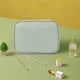 thumbnail image 5 of Bolsa de maquillaje 2 en un, herramientas de maquillaje plegables, cepillos, cosméticos, bolsa de , uso doméstico, bolsa con cremallera, bolsa , Verde Yinane Neceseres colgantes, 5 of 7