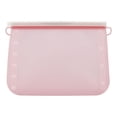 thumbnail image 1 of DOLITY Sac Alimentaire Réutilisable en Silicone Contenant Scellé pour Voyage Lave-Vaisselle Cuisine Rose, 1 of 9