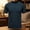 Navy, variant on Dolkfu Minimalist Men'S Dress Shirts Crew Neck Short Sleeve Black Pull-On Tops Athletic Solid Modern T-Shirts Black,Xxl