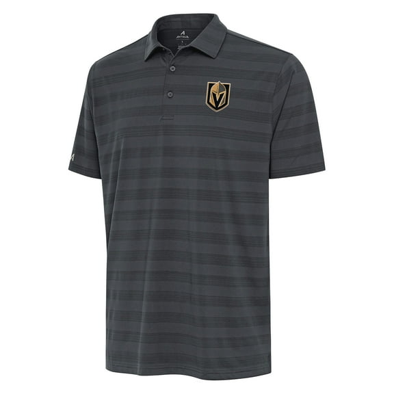 Men's Antigua Pewter Vegas Golden Knights Tunnel Polo