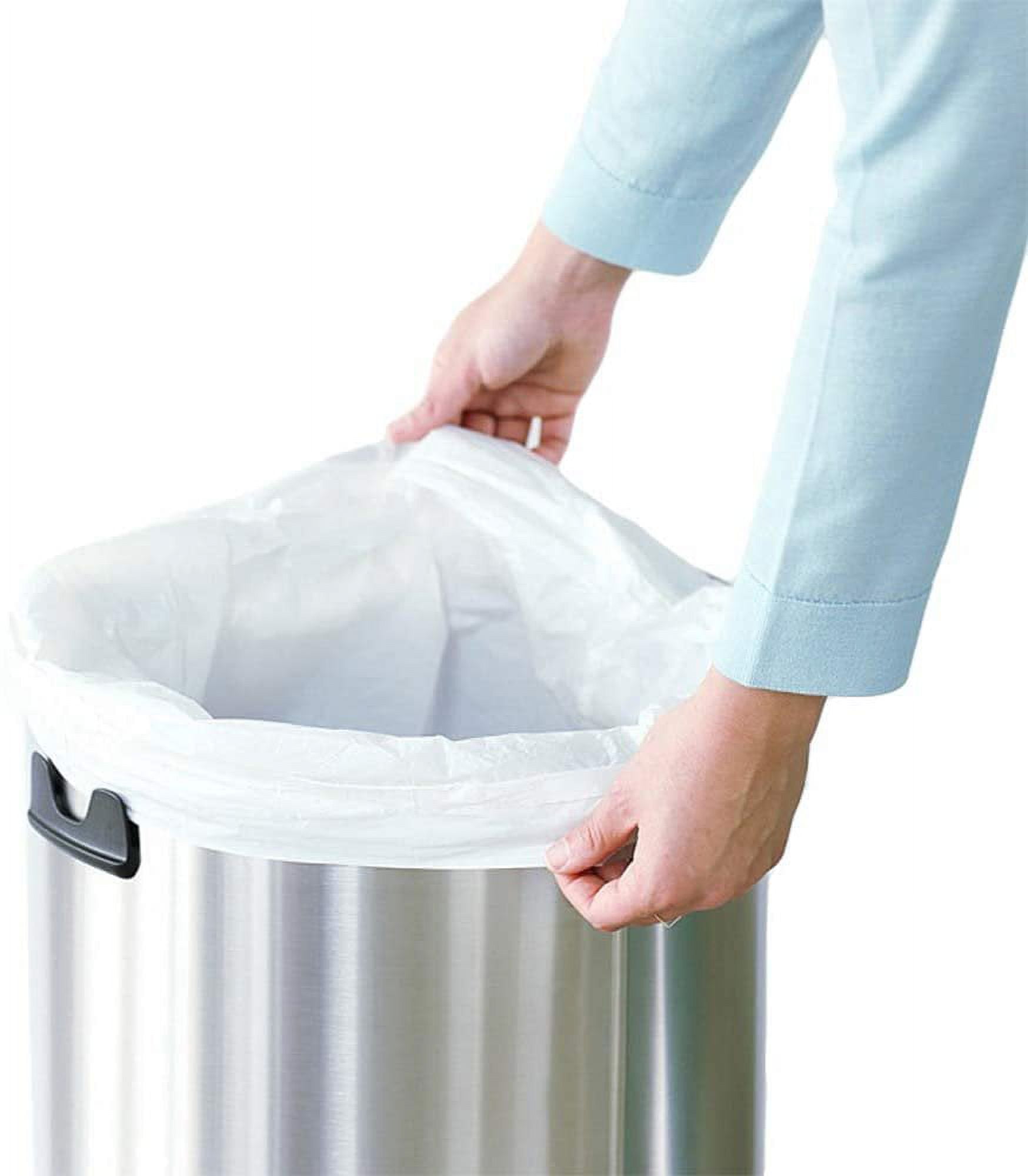 Berry Plastics LBR3036MC Big City 30 Gallon Garbage Bags / Trash Can  Liners, 0.5 Mil, 30 x 36, Clear - 250 / Case