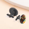 thumbnail image 6 of Cat Elegant Men's Stainless Steel Cufflinks for Dress Shirts - Ideal for Formal Occasions, 6 of 6