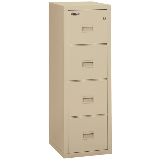 Fireking 4 Drawer 22 D Small Office Home Vertical Fireproof File Cabinet Walmart Com Walmart Com