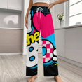 thumbnail image 2 of I Love The 80's Eighties Pajama Pants Breathable with Pockets Pajamas For Lady Vintage Sleeping Pants Bedroom Homewear, 2 of 6