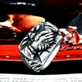 thumbnail image 2 of HOOUN Retro Masonic Handshake Ring Stainless Steel Men's Mason Brother Biker Punk Ring-12, 2 of 5
