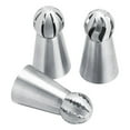 thumbnail image 2 of Oleegame 1PC Tin Foil Roll 3-Piece Pipe Pointed Set Cake Enamel Tool Spherical Garland Silver, 2 of 9