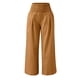 thumbnail image 4 of Pantalones anchos de lino de cintura alta para mujer: pantalones palazzo con cintura elástica y bolsillos para la playa/informal (S-XXL), 4 of 5