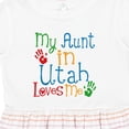 thumbnail image 4 of Inktastic My Aunt in Utah Loves Me Girls Toddler Dress, 4 of 5