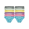 thumbnail image 5 of Angelina Cotton Bikini Panties with Rhinestone Kiss Design (12-Pack), 5 of 5