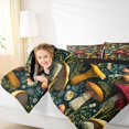 thumbnail image 4 of Manfei Botanical Mushroom Queen Comforter Set 3 Pieces for Kids, Nature Plant Bedding Sets, Leaves Bedding Comforter Set, Ultra Soft Home Decor, 4 of 8
