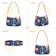 thumbnail image 7 of FORMRS Womens Shoulder Bag with Chain Strap Clutch Purse Cute Tote Handbag, Blue Anchor, 7 of 7