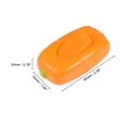thumbnail image 2 of Interruptor de cable en línea Unique Bargains AC 250V 6A On-Off DPST Control Feed-Through Rocker Switch Naranja 2Pcs, 2 of 3