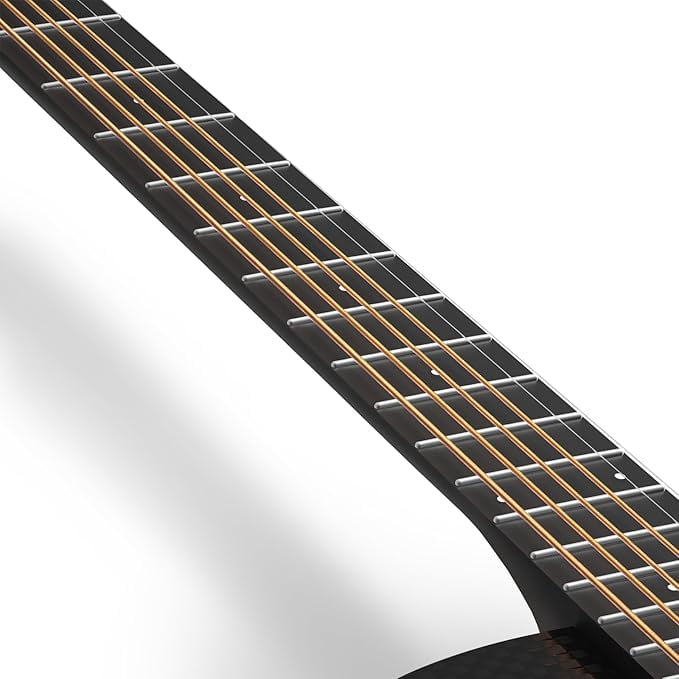 Enya Acoustic Electric Guitar Carbon Fiber X3 Pro Travel Guitar AcousticPlus 41” Full-Sized Guitar Bundle with Gig Bag, Instrument Cable & USB Type-C Charging Cable