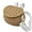 Apricot, variant on Wicker Kids Bike Basket: Detachable Bike Basket Front with Lid & Adjustable Straps, Finely Hand-Woven Basket Backpack, Rattan Storage Bicycle Basket, Scooter Tricycle Basket