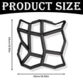 thumbnail image 3 of Paver Mold Ecohintz Diy Plastic Paving Mold for Concrete - Interlocking Design, Durable Hdpe Material - Reusable Garden Path & Parking Lot Paver Tool - Easy Create Walkways, Concrete Walkway Tool, I, 3 of 4