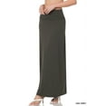 thumbnail image 2 of TheLovely Women & Plus Basic Relaxed Foldable High Waist Draped Maxi Skirts, 2 of 3