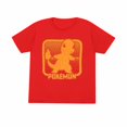 thumbnail image 1 of Pokemon - Camiseta de Charmander Retro para Niños/Niñas (Rojo), 1 of 2