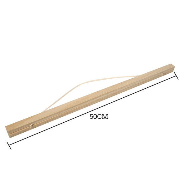 Colgador Magnético Para Carteles 40 Cm – Marco De Madera Negro Con Imanes Fuertes | Soporte Moderno Para Fotos Y Pósters